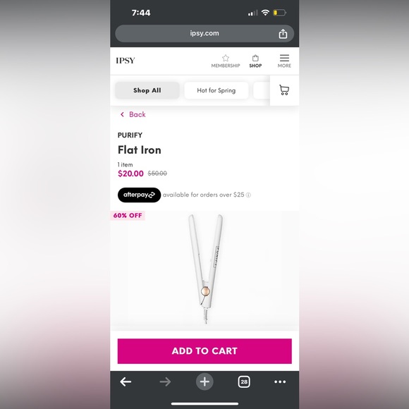 Purify Mini Hair Straightener - Picture 4 of 4